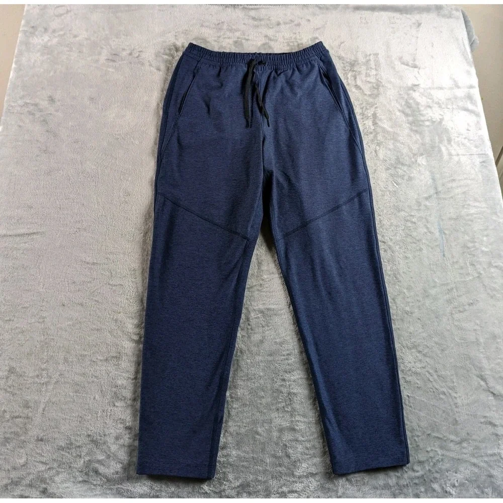 Outdoor Voices Jogger Pants Mens Medium Blue Cloudknit Stretch Drawstring